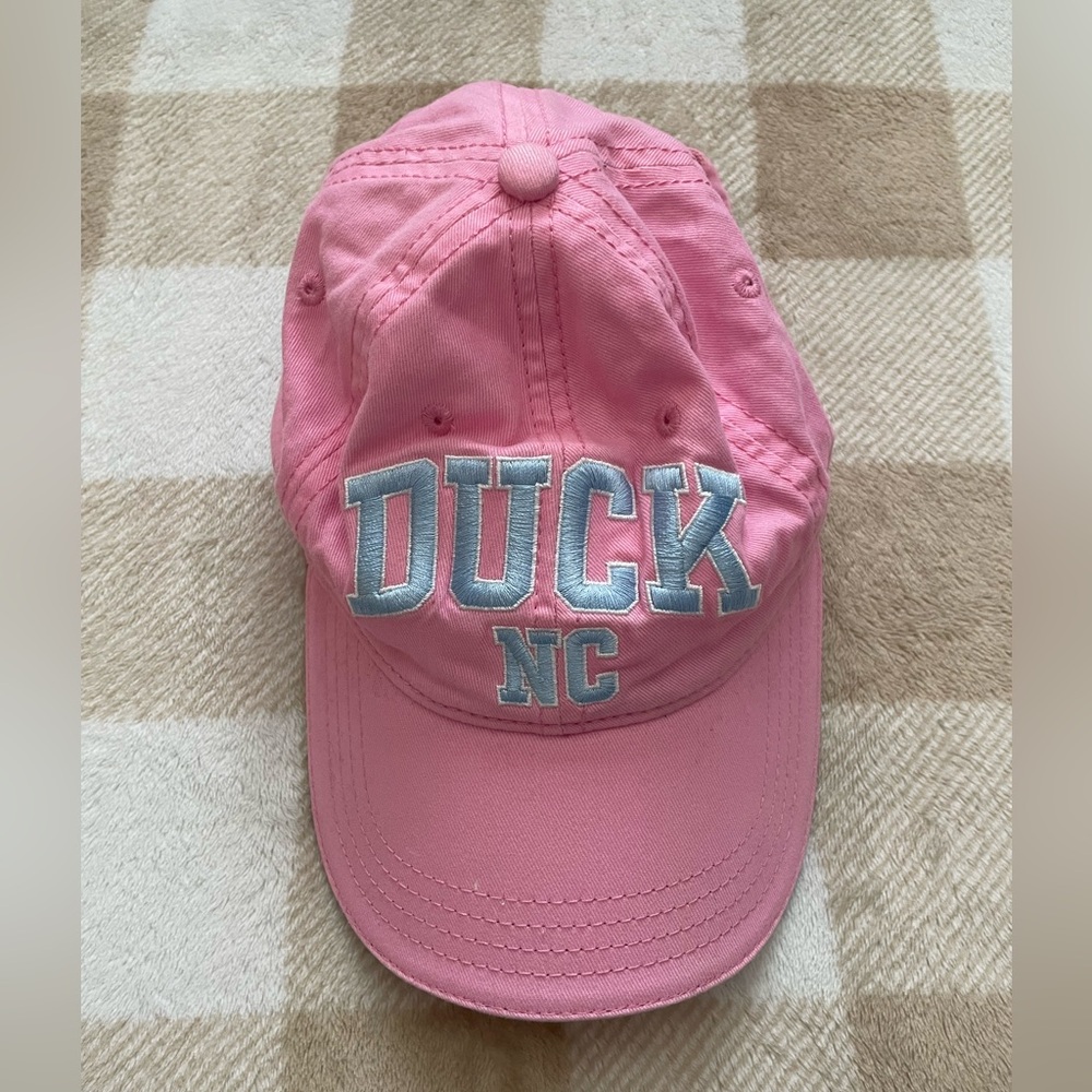 Duck NC Women’s Pink and Blue Sherry Cap 100% Cotton